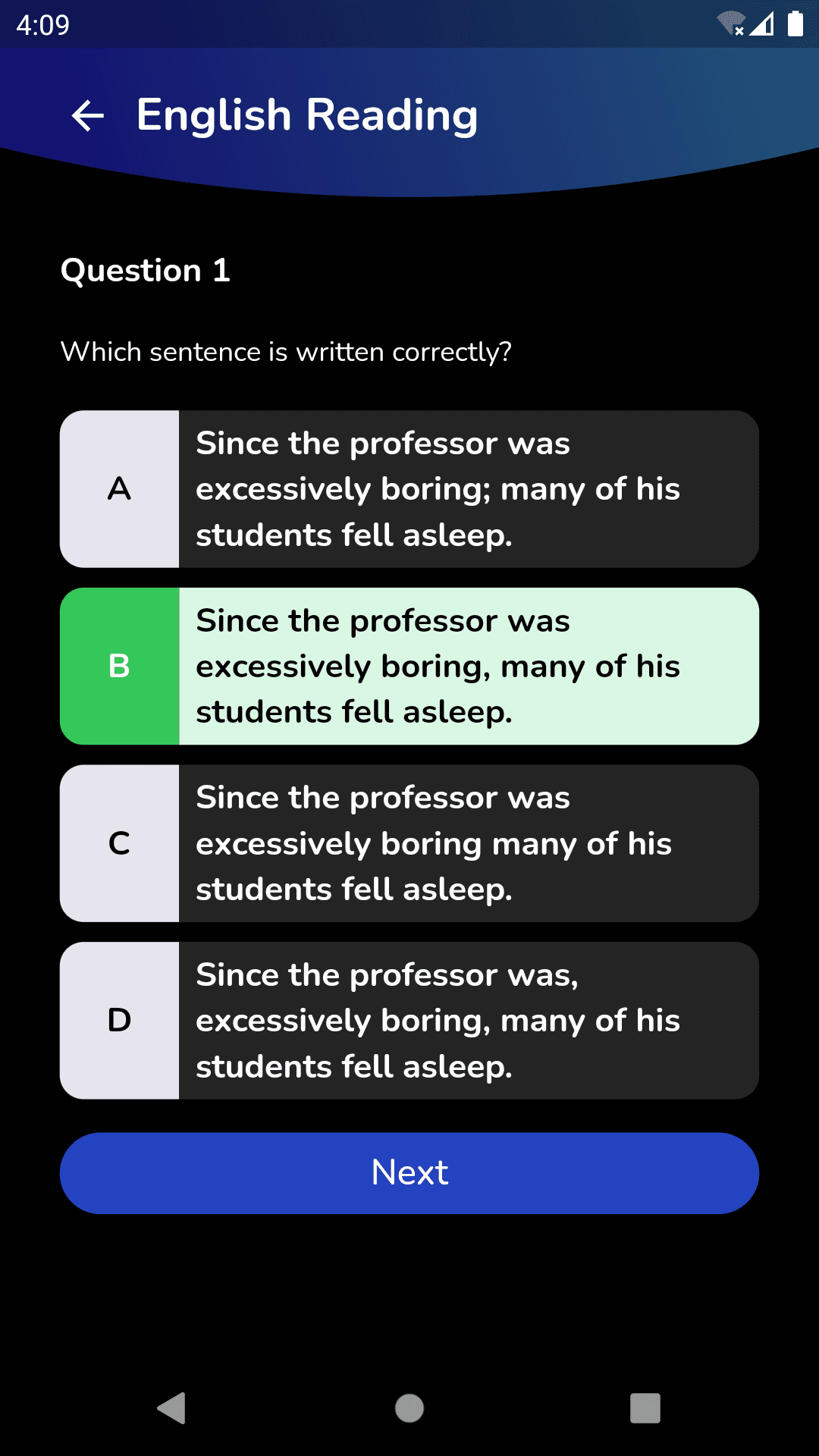 ACT Examps - Quiz