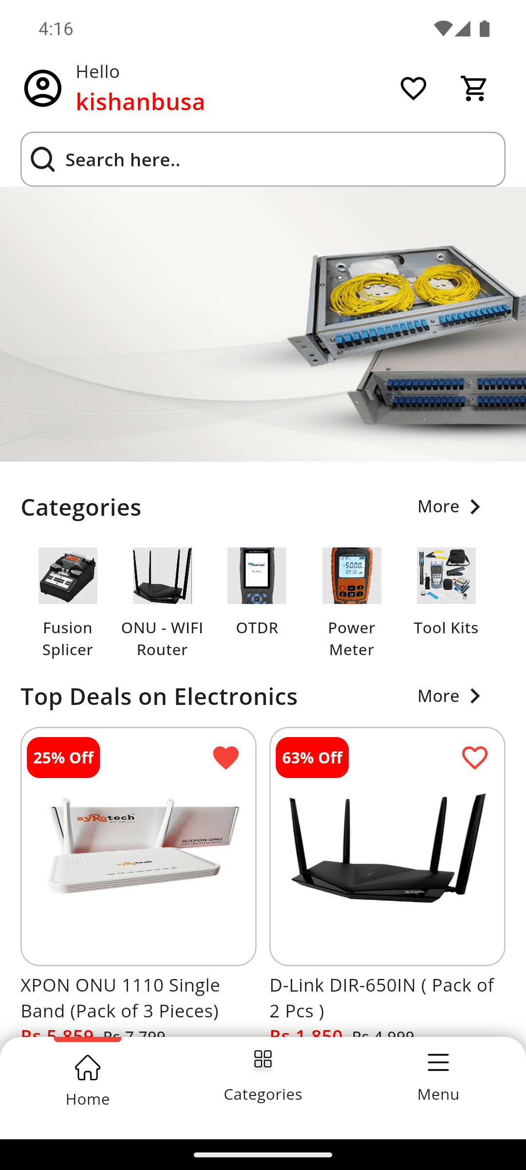 Ecomtelco - Customer Dashboard