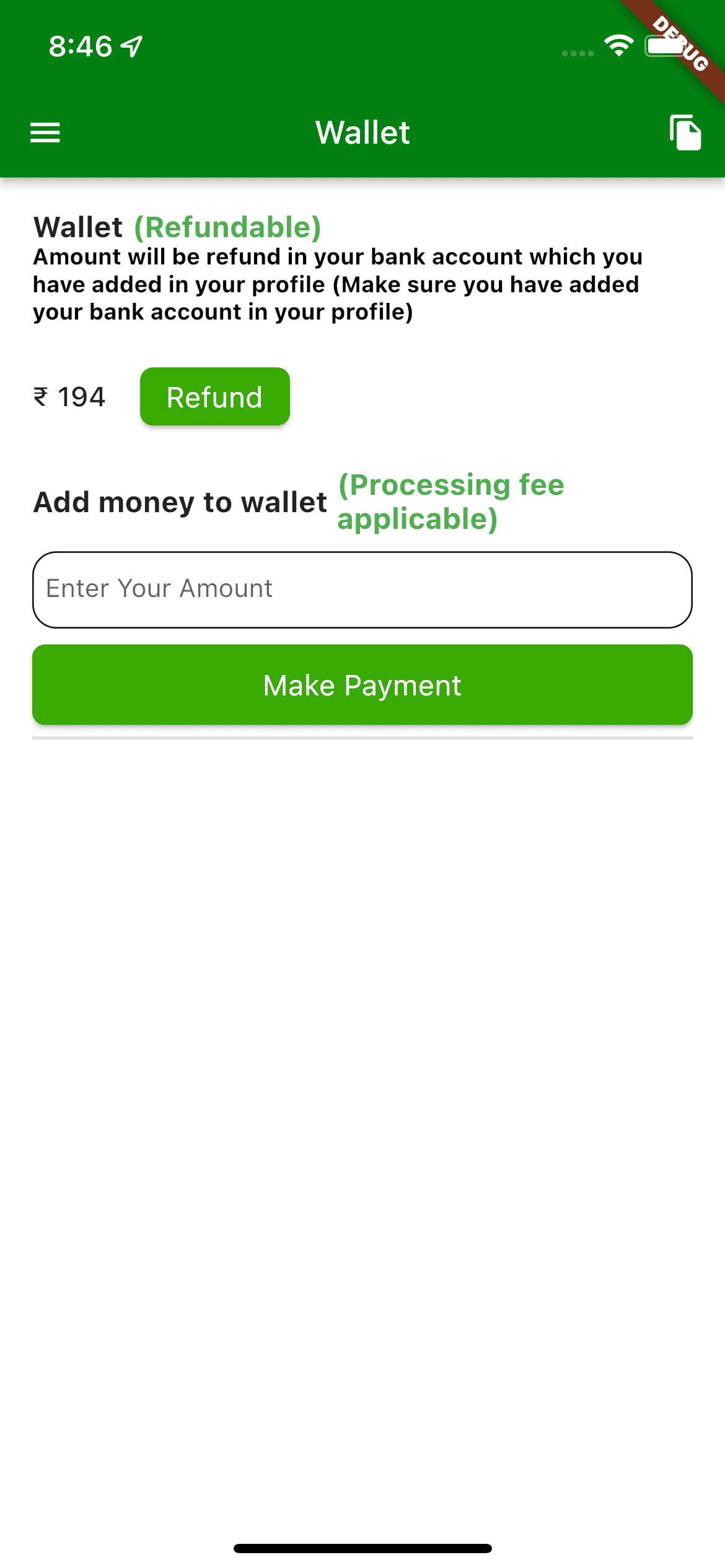 Hire E Bikes - Wallet