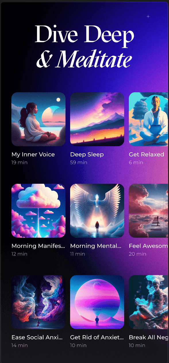 Inside : Mindfulness Meditation - Home Screen
