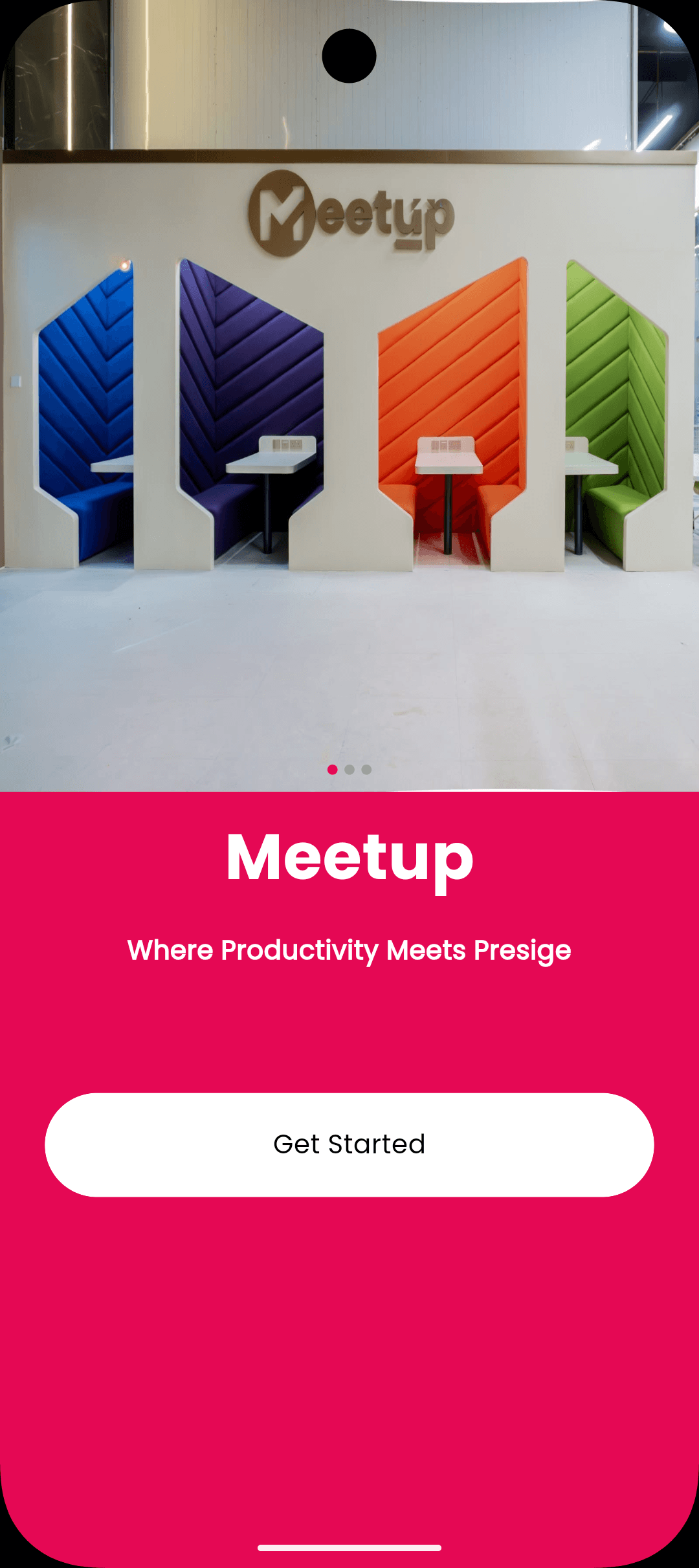 Meetup - Welcome Screen